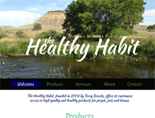 Tablet Screenshot of healthyhabitwyo.com